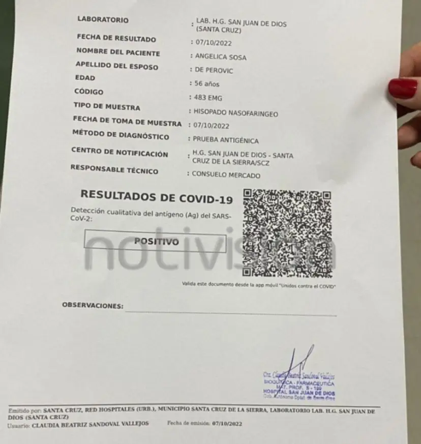 La exalcaldesa Angélica Sosa dio positivo a Covid-19 y permanece internada 